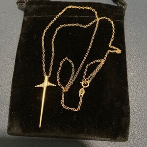 Elisabeth Bell 14K Diamond Small Thorn Necklace